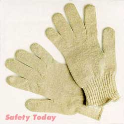 Glove, String Kint, Cotton/Poly Blend, Standard Weight, Size Ladies - Knit Work Gloves